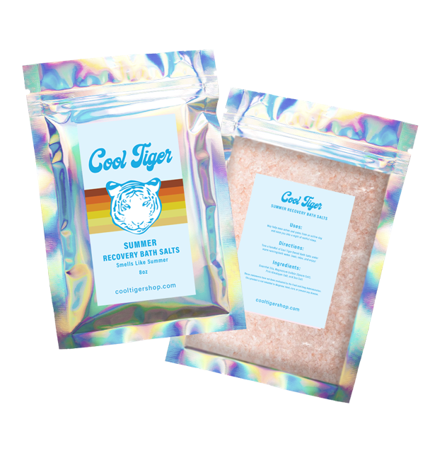 Cool Tiger Recovery Bath Salts Summer Scent